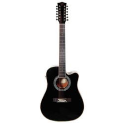 Guitarra Docerola Electroacústica Symphonic Negra J-20CE BLK