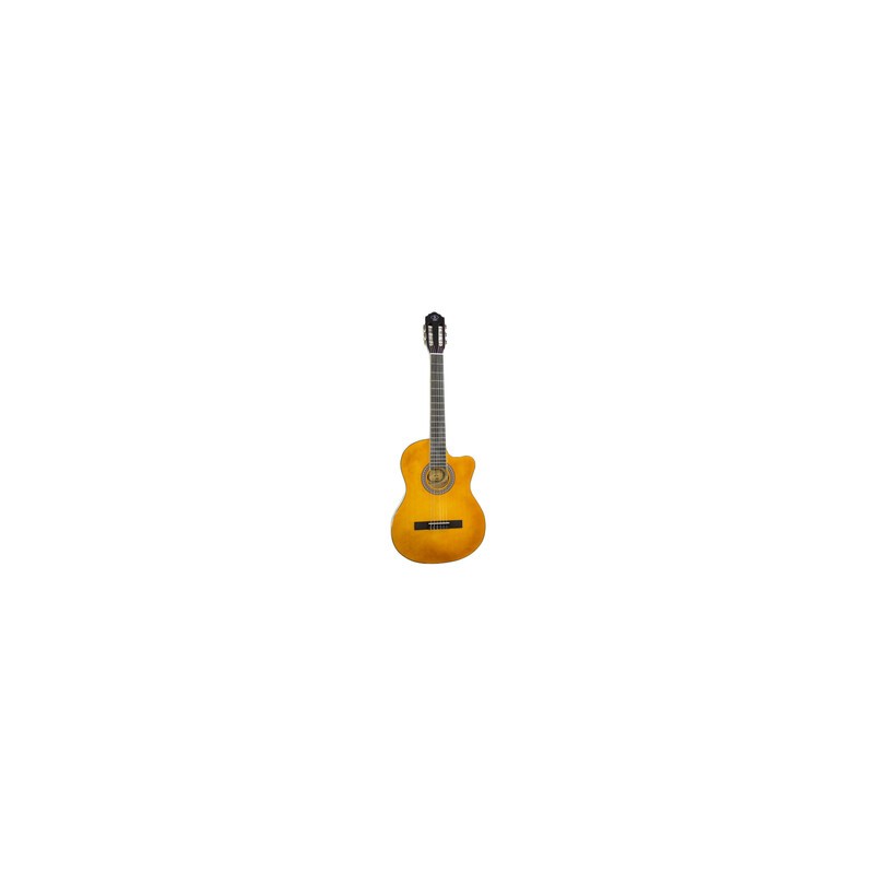 Guitarra Symphonic Clasica Cuerpo Delgada Amarilla
