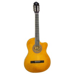 Guitarra Symphonic Clasica Cuerpo Delgada Amarilla