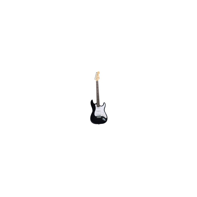 Guitarra Electrica Symphonic Negra Con Funda Sqoe CT-A BK
