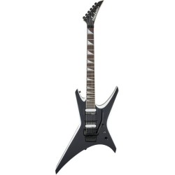 Guitarra Electrica Jackson Js32 Warrior, Ah Fb, Negra con Blanco