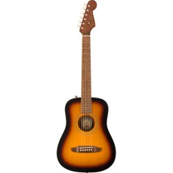 Guitarra Acustica Fender Mini Redondo, Sb