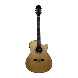 GUITARRA LA SEVILLANA ELECTRO-ACUSTICA GA-320CEQ NATURAL