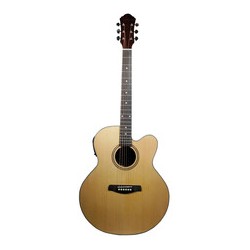 GUITARRA LA SEVILLANA ELECTRO-ACUSTICA JU-340CEQ NATURAL