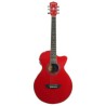 GUITARRA ELECTRO-ACUSTICA WASHBURN EA10 ROJO