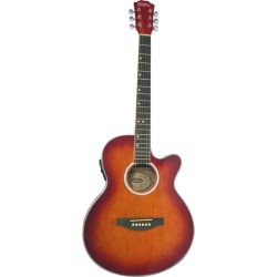 Guitarra Washburn Electroacustica WA45CEPAK Cherry Sunburst