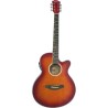 Guitarra Washburn Electroacustica WA45CEPAK Cherry Sunburst