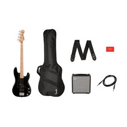 Paquete De Bajo Fender Squier Affinity Precision Bass Negro