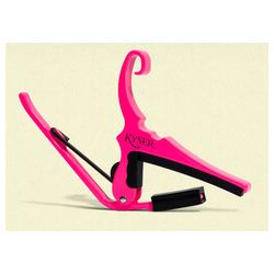 CAPODASTRO KYSER PARA GUITARRA ACUSTICA ROSA NEON