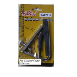 CAPODASTRO PARA GUITARRA CLASICA CROMADO ALICE