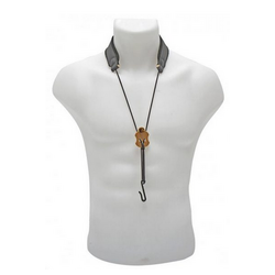 TAHALI PARA SAX ZEN ALGODON/PIEL GANCO MET. BG FRANCE