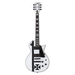 Guitarra Electrica ESP LTD James Hetfield Iron Cross SW - Snow White