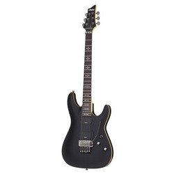 GUITARRA SCHECTER ELECTRICA DEMON-6 FR  NEGRO SATINADO ENVEJECIDO
