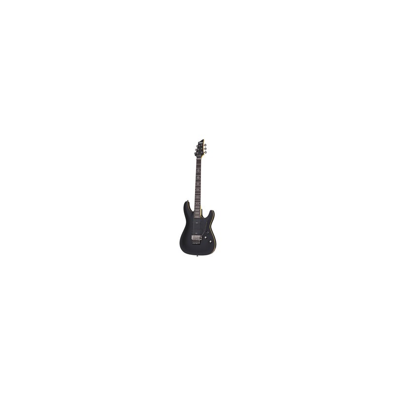 GUITARRA SCHECTER ELECTRICA DEMON-6 FR  NEGRO SATINADO ENVEJECIDO