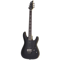 GUITARRA SCHECTER ELECTRICA DEMON-6 FR  NEGRO SATINADO ENVEJECIDO