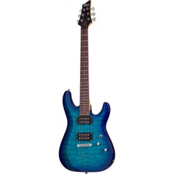 GUITARRA SCHECTER ELECTRICA C-6 PLUS AZUL OCEANO SOMBREADO
