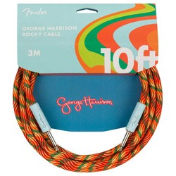 Cable Para Instrumento Fender George Harryson Rocky 10ft Anaranjado