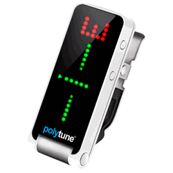 AFINADOR TC ELECTRONIC POLYTUNE CLIP BLANCO