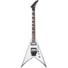 Guitarra Electrica Jackson JS32 KV, Ah FB, blanca con negro