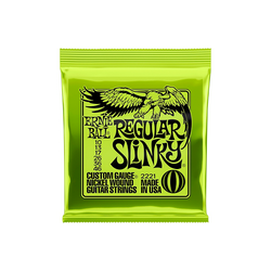 Juego De Cuerdas Para Guitarra Electrica Ernie Ball 010046 Verde