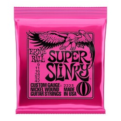 Juego De Cuerdas Para Guitarra Electrica Ernie Ball 9-42 Rosa