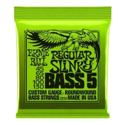 Juego De Cuerdas Para Bajo Electrico Ernie ball 5 Cdas. 45-130