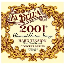 Juego De Cuerdas Para Guitarra Acustica Nylon La Bella Tension Alta