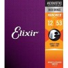 Juego de Cuerdas Para Guitarra Acústica Elixir Bronze 11052