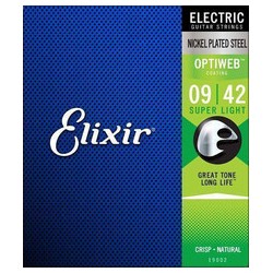 Juego de Cuerdas Para Guitarra Electrica Elixir 19002