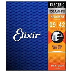 Juego de Cuerdas Para Guitarra Electrica Elixir 12002