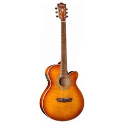 Guitarra Washburn Electroacustica EA15 Tobacco Burst
